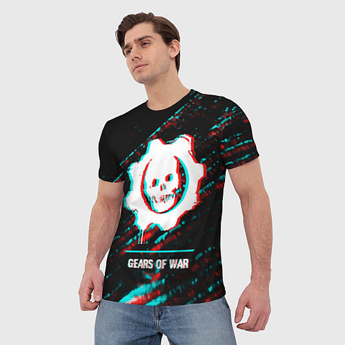 Мужские 3D-футболки Gears of War