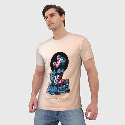 Мужские 3D-футболки Gears of War