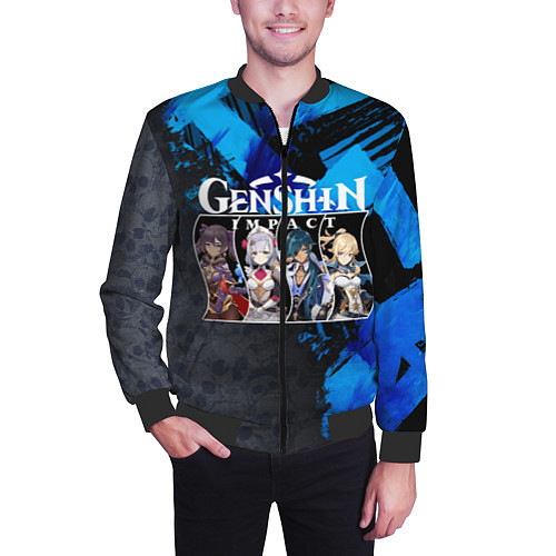 Мужские куртки-бомберы Genshin Impact