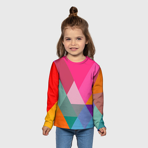Детские футболки с рукавом с геометрией