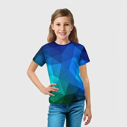 Детские 3D-футболки с геометрией