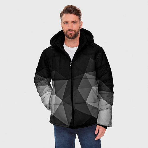 Мужские зимние куртки с геометрией