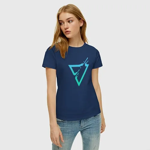 Женские хлопковые футболки с геометрией