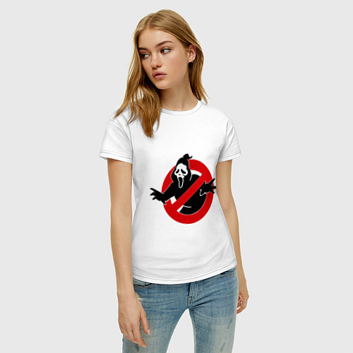 Женские хлопковые футболки Охотники за привидениями