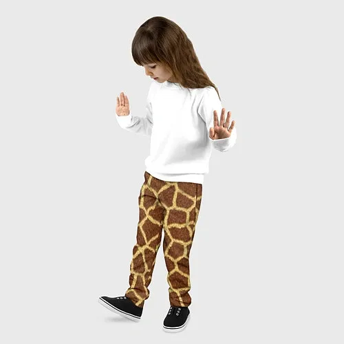 Детские брюки с жирафами