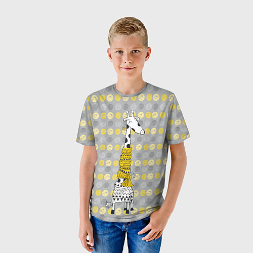 Детские футболки с жирафами