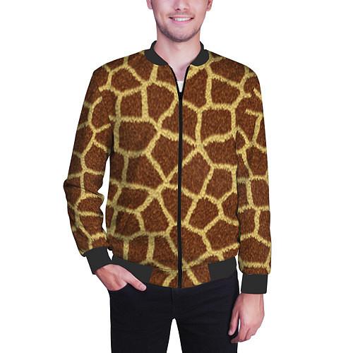 Мужские куртки-бомберы с жирафами