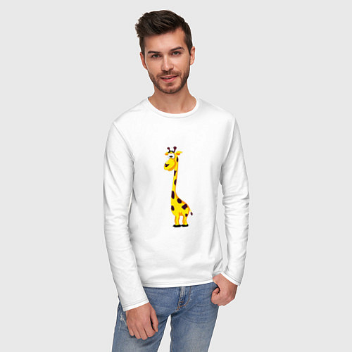 Мужские футболки с рукавом с жирафами