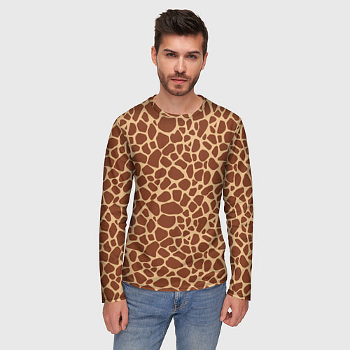 Мужские футболки с рукавом с жирафами