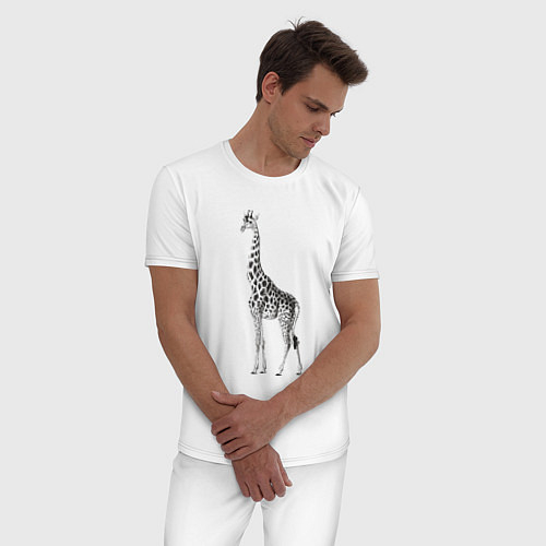 Мужские пижамы с жирафами