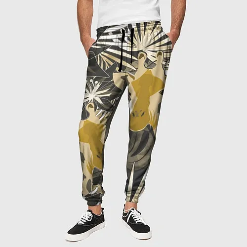 Мужские брюки с жирафами