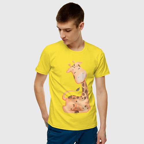 Хлопковые футболки с жирафами