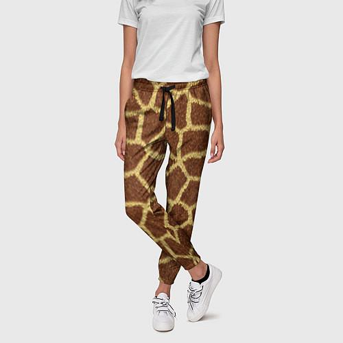 Женские брюки с жирафами