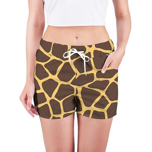 Женские шорты с жирафами