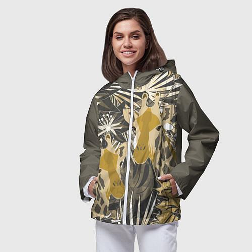 Женские ветровки с жирафами