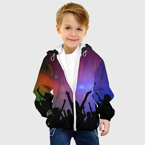 Светящиеся Детские демисезонные куртки с рисунками