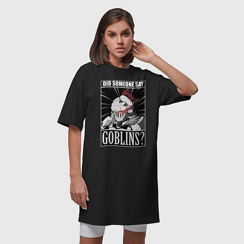 Женские длинные футболки Убийца гоблинов