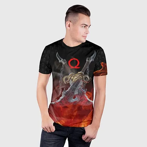 Мужские 3D-футболки God of War