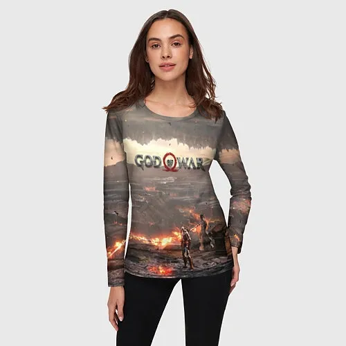 Женские футболки с рукавом God of War
