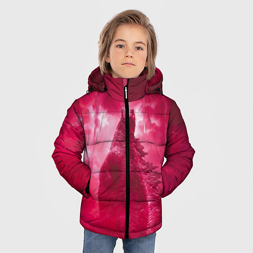 Детские зимние куртки Годзилла
