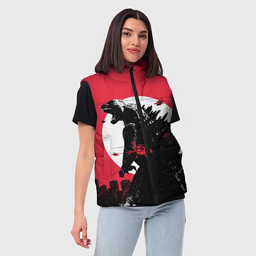 Женские жилетки Годзилла