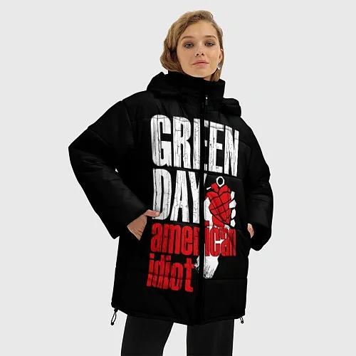Женские куртки с капюшоном Green Day