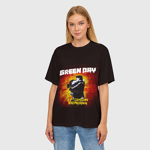 Женские футболки оверсайз Green Day
