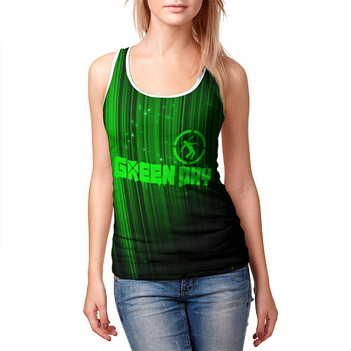 Женские Майки полноцветные Green Day
