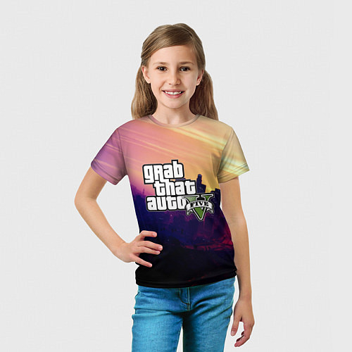 Детские 3D-футболки GTA 5