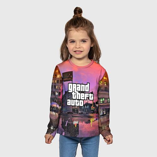 Детские футболки с рукавом GTA 6