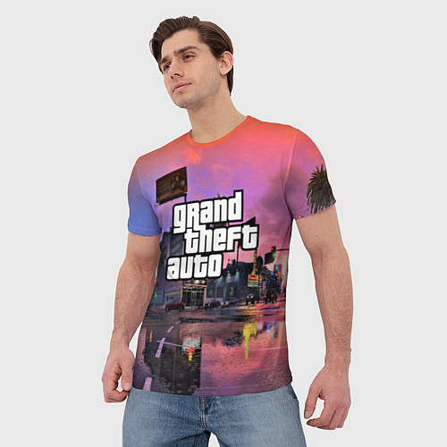 Мужские 3D-футболки GTA 6