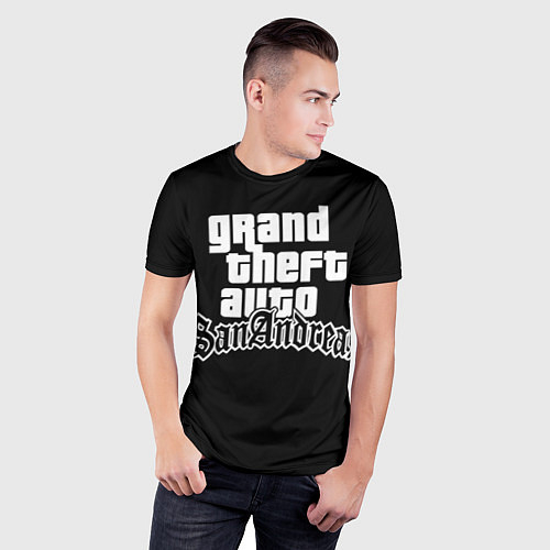 Мужские 3D-футболки GTA San Andreas