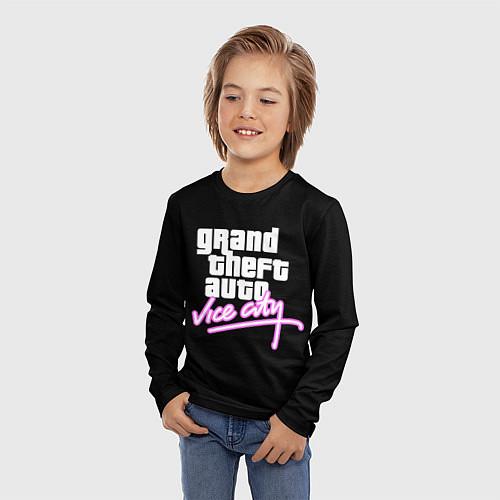 Детские футболки с рукавом GTA Vice City