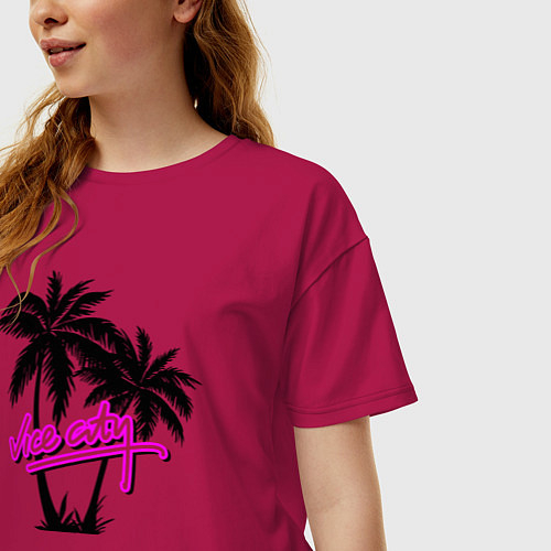Женские футболки оверсайз GTA Vice City