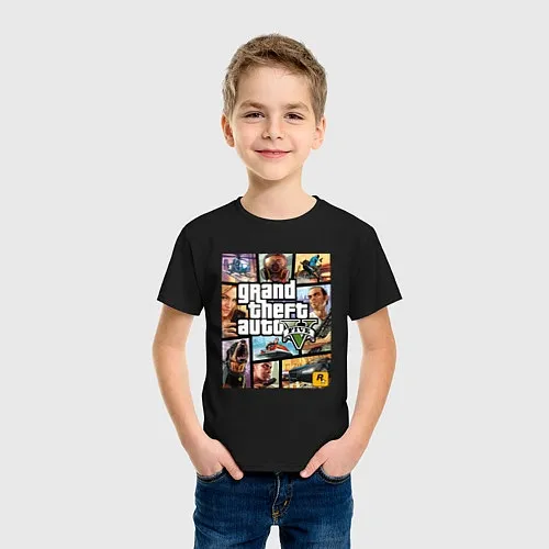 Детские хлопковые футболки GTA