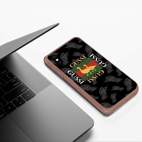 Чехлы для iPhone XS Max Gucci Gussi