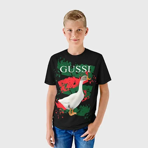 Детские Футболки Gucci Gussi