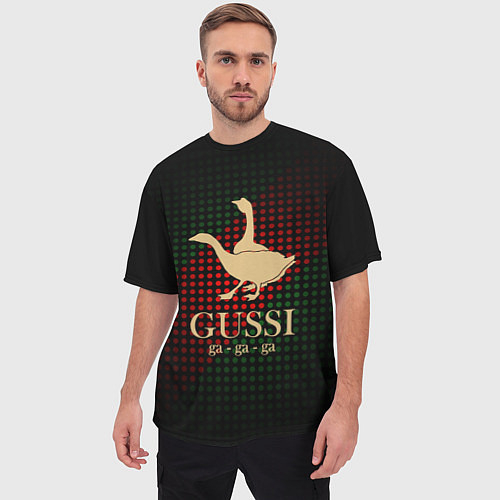 Мужские футболки оверсайз Gucci Gussi