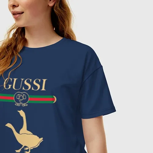 Футболки оверсайз Gucci Gussi