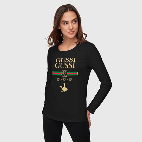 Женские футболки с рукавом Gucci Gussi