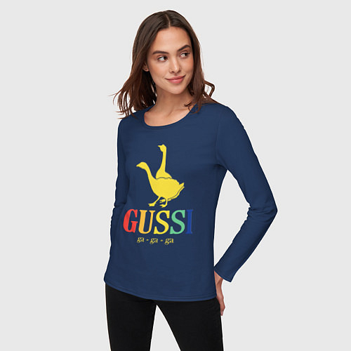 Женские футболки с рукавом Gucci Gussi