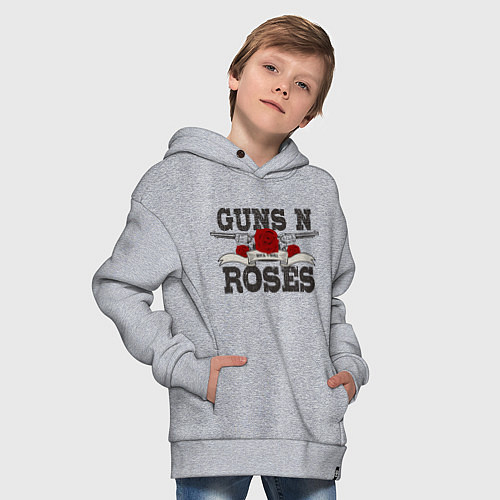 Детские толстовки оверсайз Guns-N-Roses
