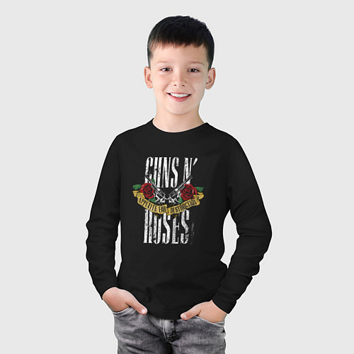 Детские футболки с рукавом Guns-N-Roses