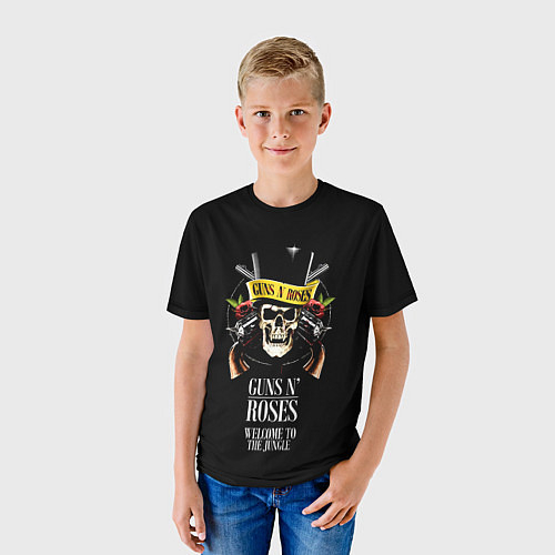 Детские 3D-футболки Guns-N-Roses