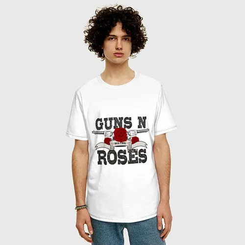 Футболки оверсайз Guns-N-Roses