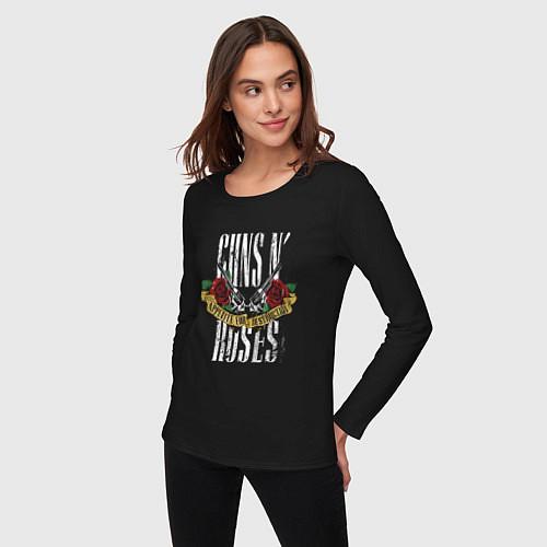 Женские футболки с рукавом Guns-N-Roses
