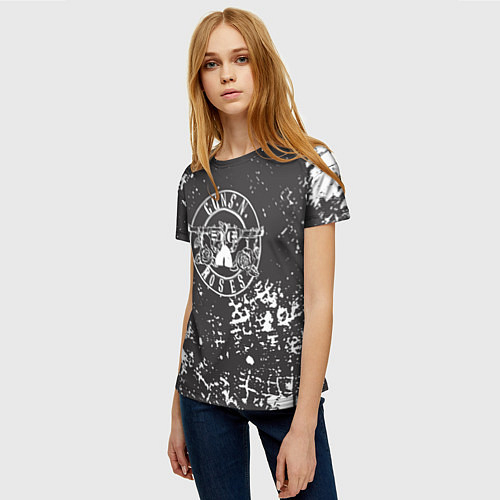 Женские 3D-футболки Guns-N-Roses