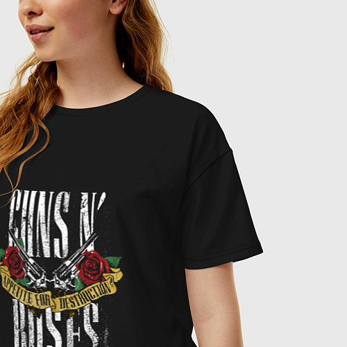 Женские хлопковые футболки Guns-N-Roses