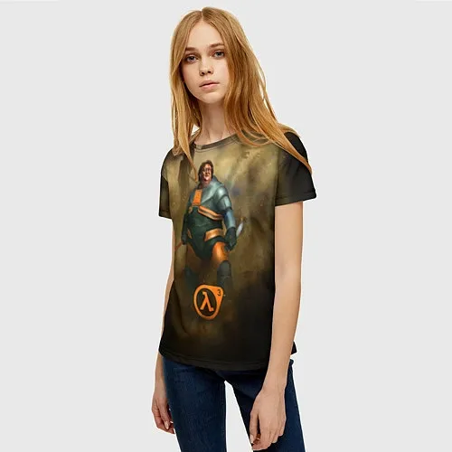 Женские 3D-футболки Half-Life