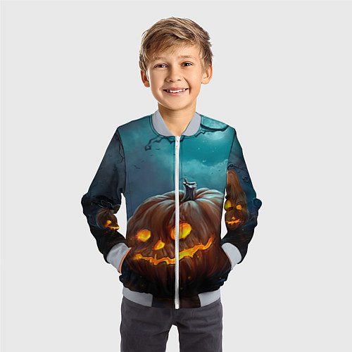 Детские куртки-бомберы на Хэллоуин